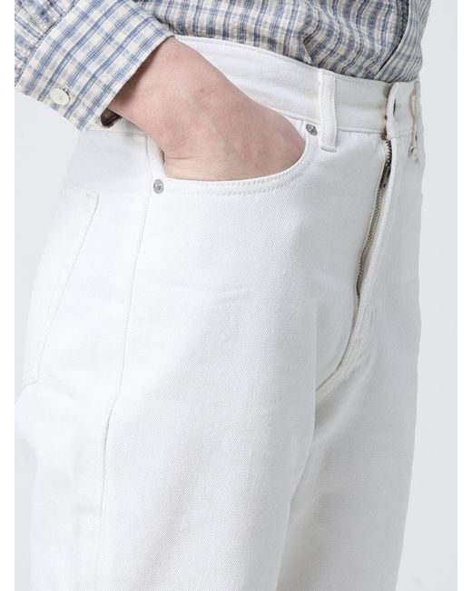 Vaqueros Slim Fit De Denim De Algodón DUNST de color White