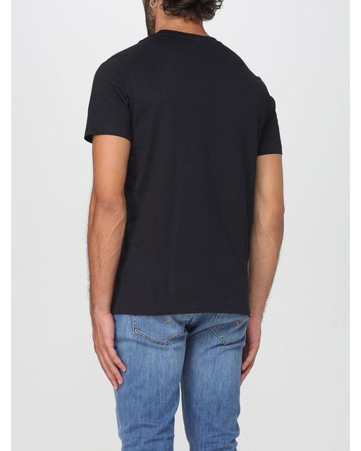 Dondup Black Basic Cotton T-Shirt for men