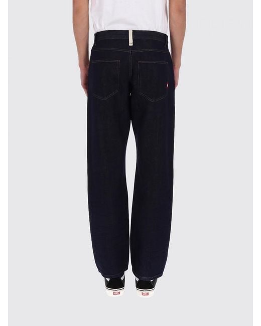 AMISH Blue James Wide-Leg Jeans for men