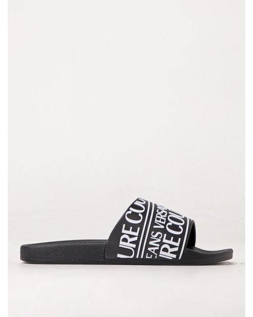 Versace Jeans Couture White Sandals for men