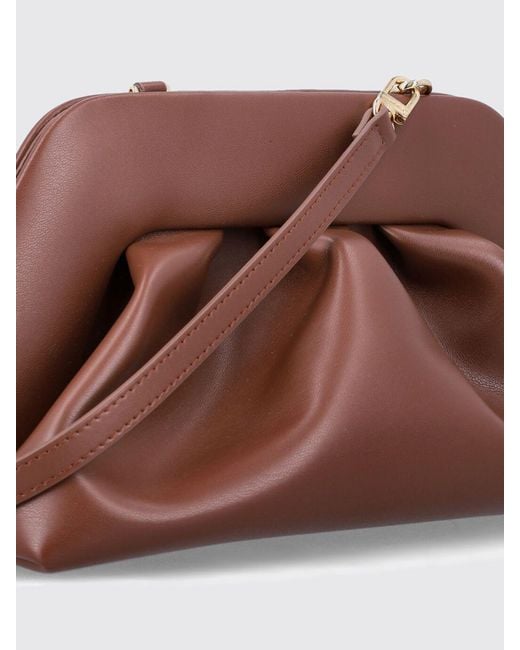 THEMOIRÈ Brown Themoir&Egrave Bios Vegan Leather Clutch