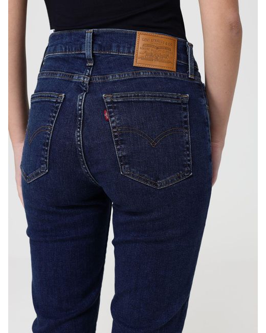 Levi's Blue 724 Cotton Blend Jeans