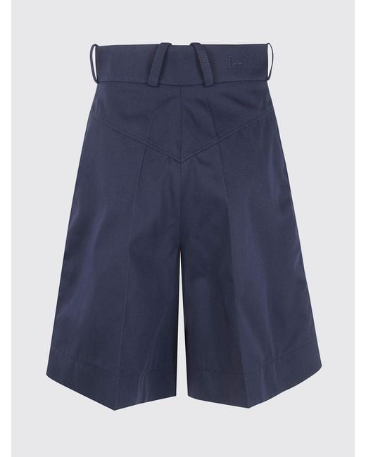 Patou Blue Cotton Shorts