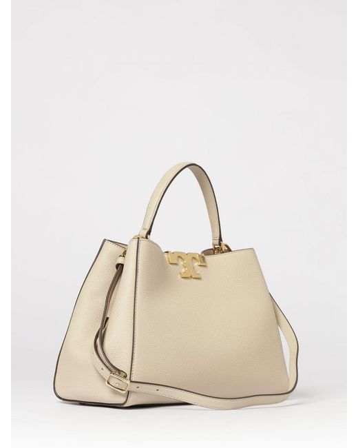 Tory Burch Natural Eleanor Grained Leather Bag