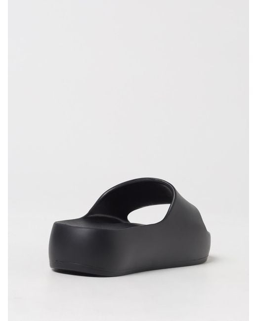 Karl Lagerfeld White Rubber Sliders