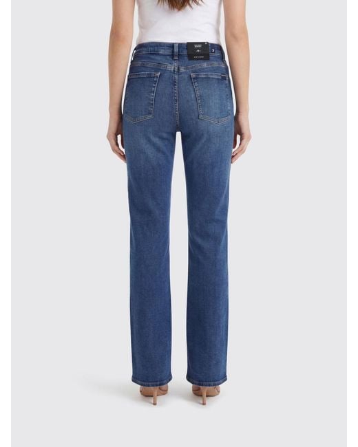7 For All Mankind Blue 5 Pocket Jeans