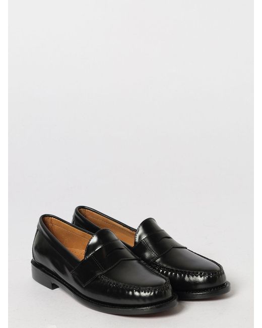 Sebago White Cayman Brushed Leather Loafers for men