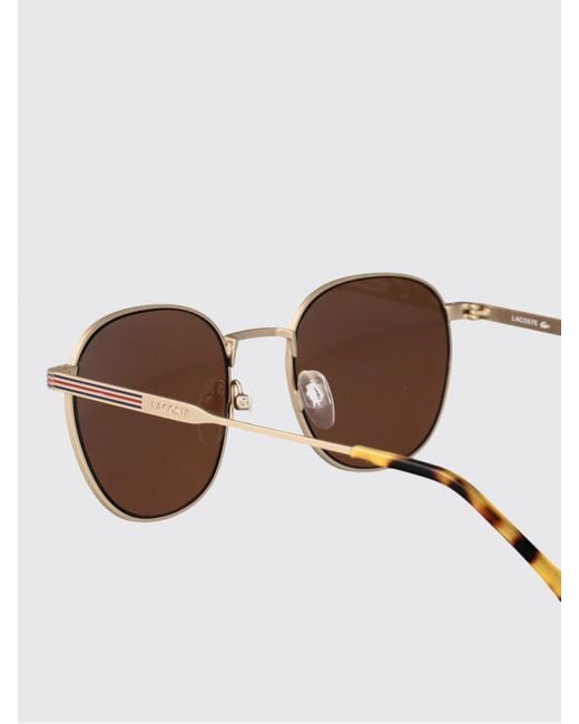 Lacoste Brown L251S Metal Sunglasses for men