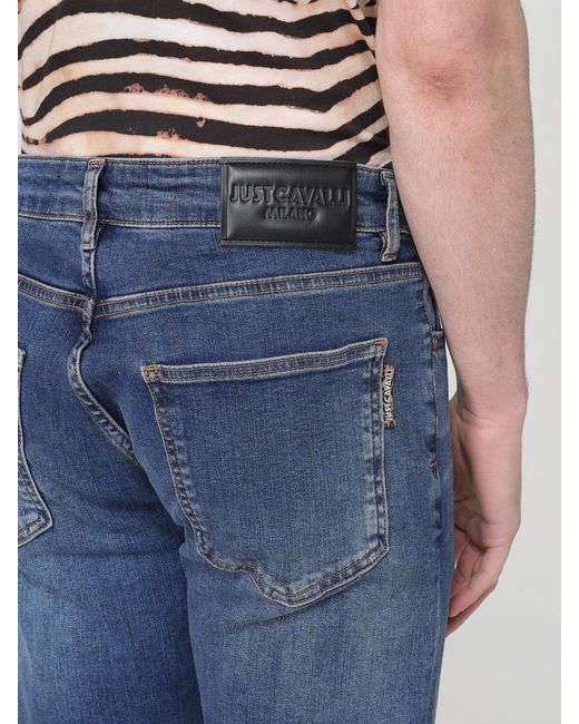 Just Cavalli Blue Trousers for men