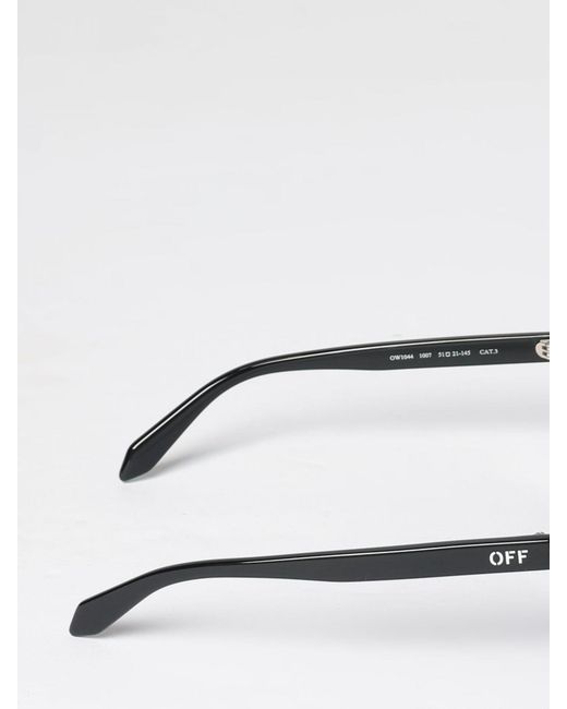 Off-White c/o Virgil Abloh Gray Katy Rectangular Tortoiseshell Acetate Sunglasses for men