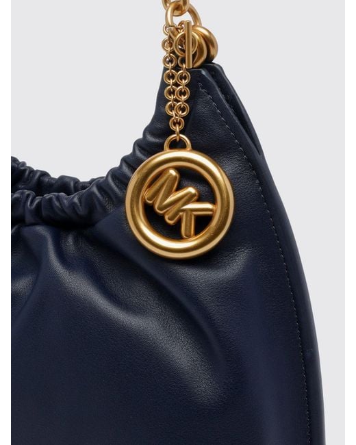 Michael Kors Blue Indie Leather Bag