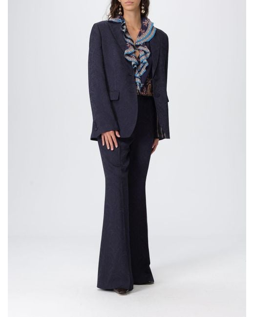 Etro Blue Blazer Damen