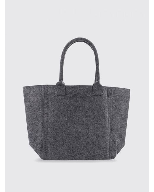 Isabel Marant Black Yenki Cotton Canvas Bag