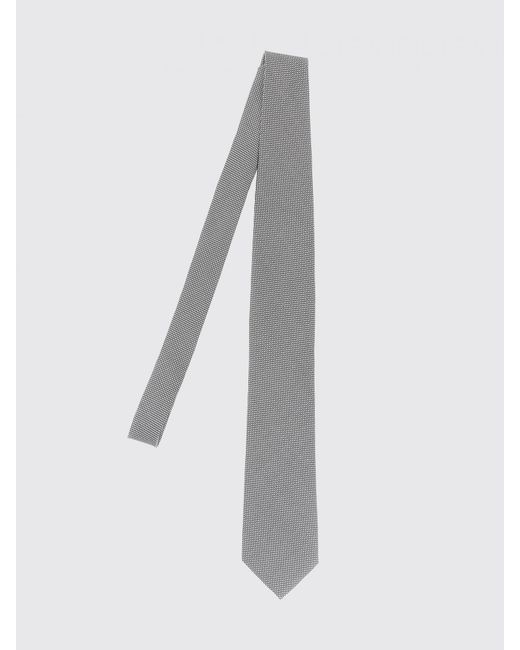 Tom Ford White Jacquard Silk Tie for men