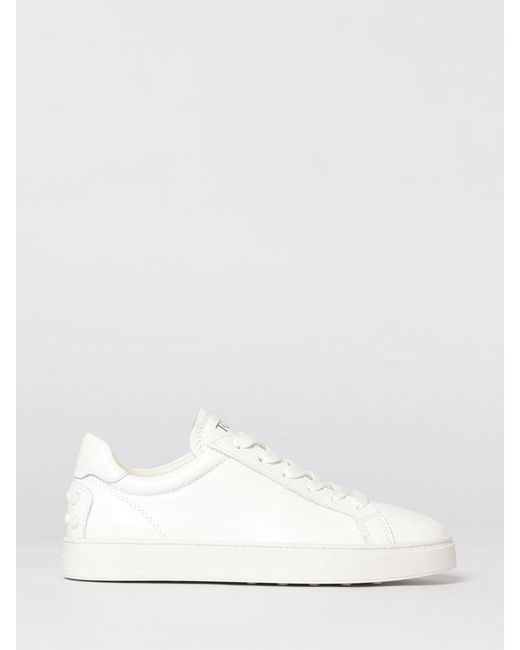 Tod's White Leather Sneakers
