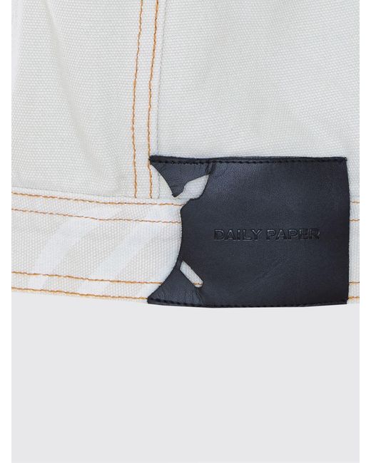 Daily Paper Gray Denim Hooded Jacket for men