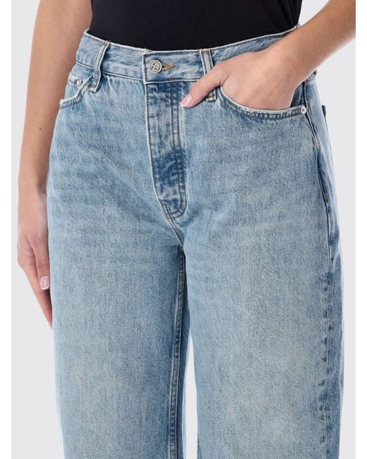 Anine Bing Blue Baggy Denim Jeans