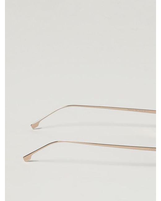 Fendi Natural Oval Sunglasses Ff0370S Metal Frame