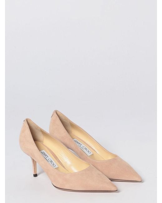 Jimmy Choo Pink Love Suede Pumps