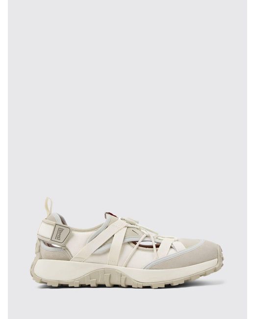 Camper White Drift Trail Recycled Polyester And Suede Sneakers for men