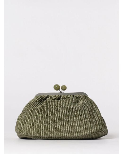 Weekend by Maxmara Green Clutch Sage