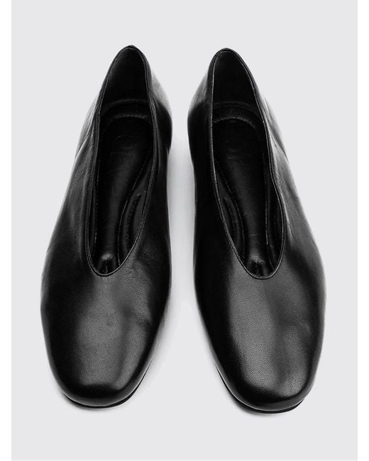 Poeve Black Leather Ballerina