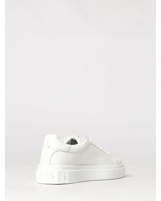 Cesare Paciotti White Leather Sneakers for men