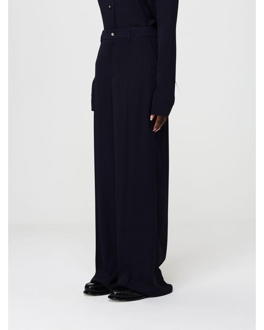 Gucci Blue Viscose Trousers