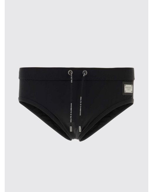 Dolce & Gabbana Black Dolce &Amp Gabbana Slip Swimsuit for men