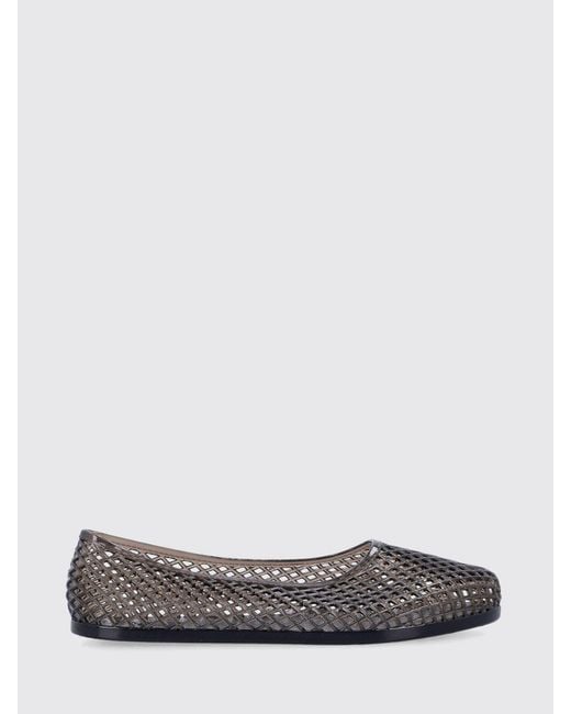 Ancient Greek Sandals White Perforated Pvc Ballerinas