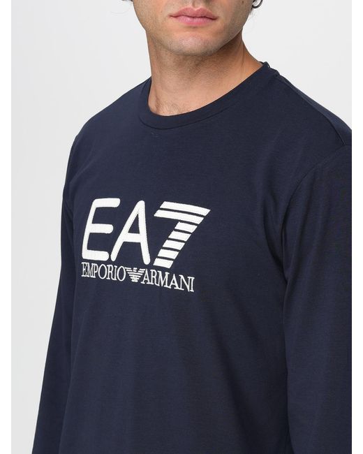 EA7 Blue T-Shirt for men