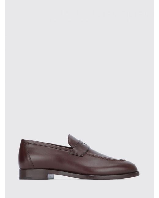 Loro Piana Brown Leather Loafers