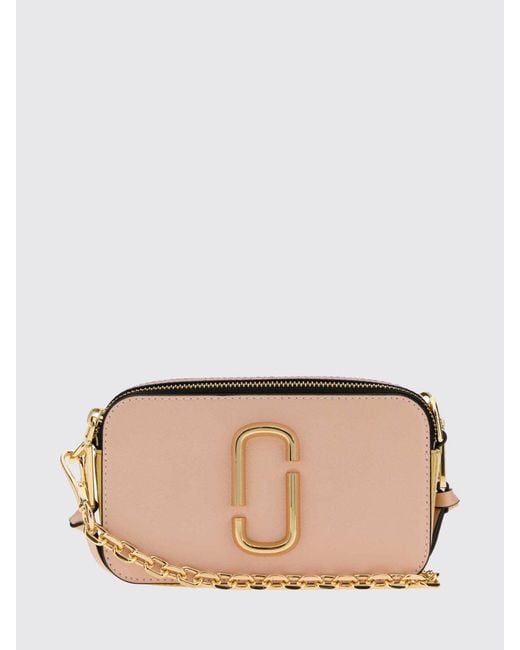 Marc Jacobs Natural The Snapshot Small Saffiano Leather Crossbody Bag