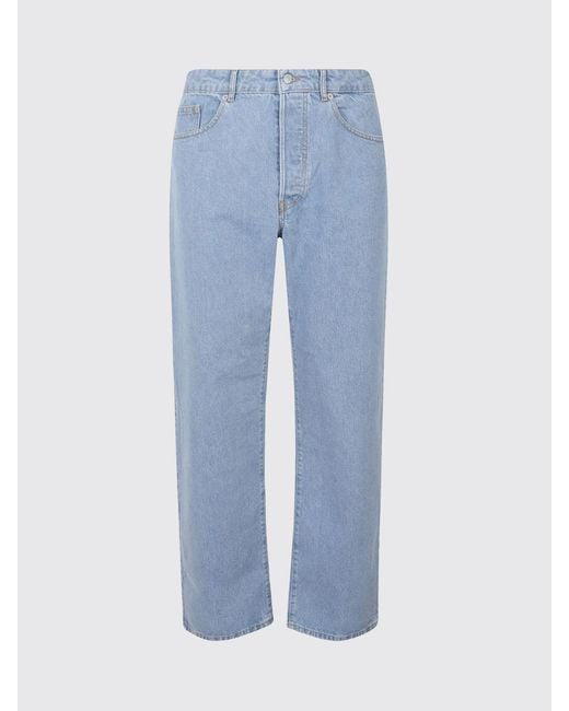 Dries Van Noten Blue Pants for men