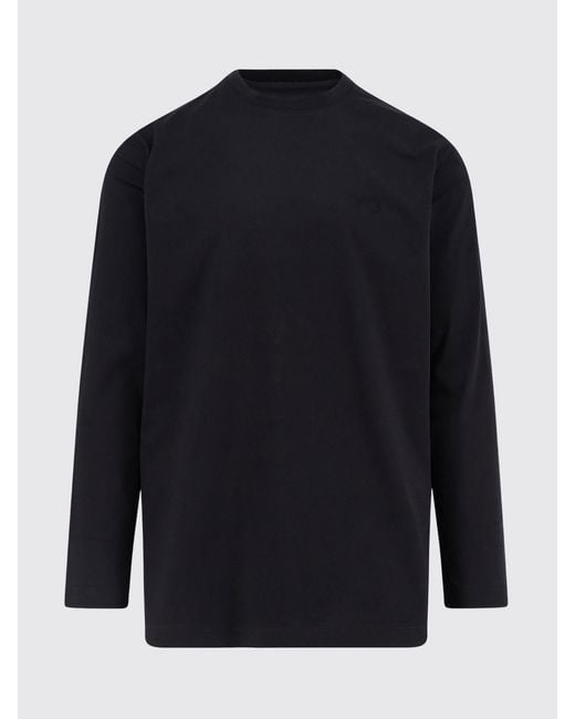 Y-3 Black Cotton T-Shirt for men