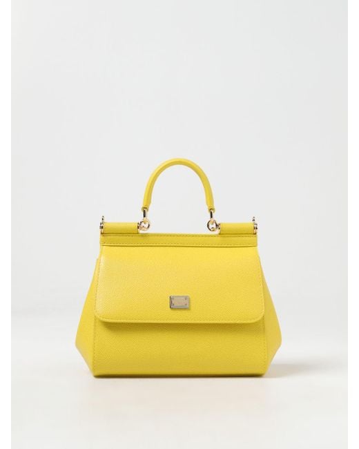 Bolso de mano Dolce & Gabbana de color Yellow