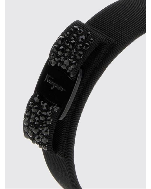 Ferragamo Black Hair Accessory
