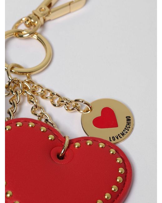 Love Moschino Red Key Chain