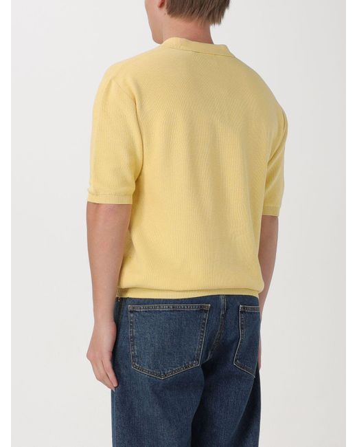 Polo Gcds pour homme en coloris Yellow