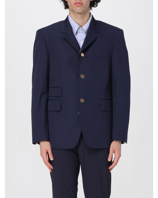 Thom Browne Blue Jacket for men