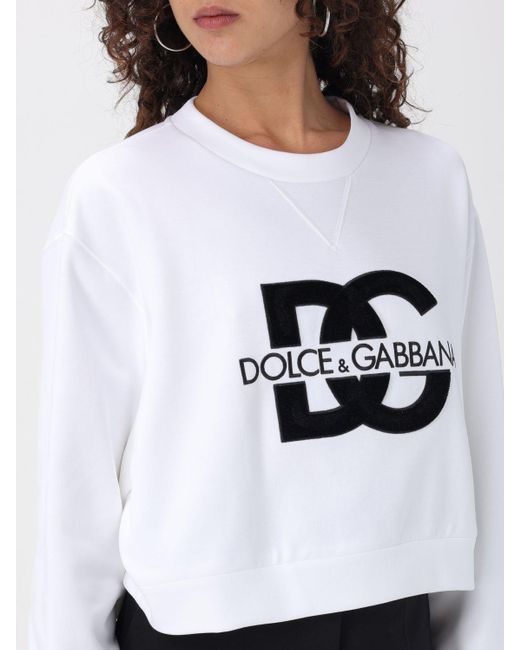 Dolce & Gabbana White Sweatshirt