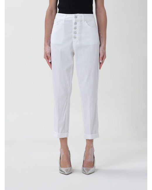 Dondup White Jeans