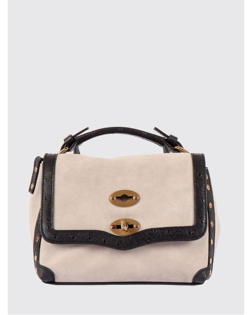 Zanellato Natural Postina Baby Leather And Zashmere Bag