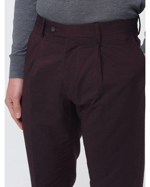 Antonio Marras Blue Cotton And Silk Tailored Trousers for men