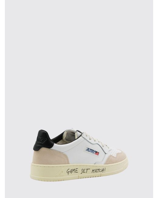 Autry White Medalist Low Sneakers for men