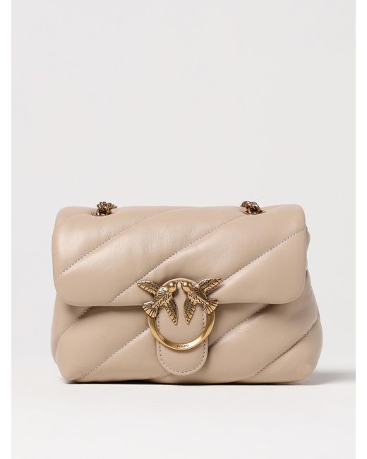 Pinko Natural Love Puff Mini Quilted Nappa Bag