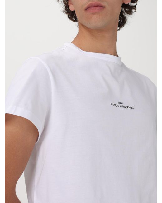 T-Shirt Homme Maison Margiela pour homme en coloris White
