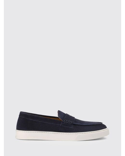 Doucal's White Suede Loafer for men