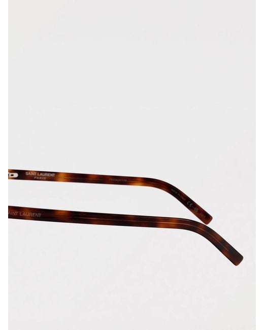 Saint Laurent White Sl 715 Slim Acetate Sunglasses for men