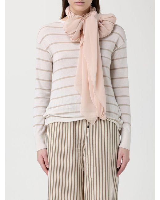 Max Mara Natural Silk Georgette Stole
